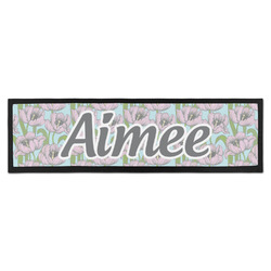 Wild Tulips Bar Mat (Personalized)