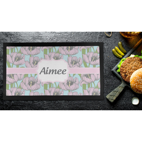 Wild Tulips Bar Mat - Small - LIFESTYLE