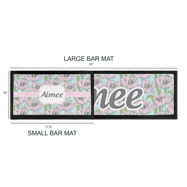 Wild Tulips Bar Mats - Sizing Chart