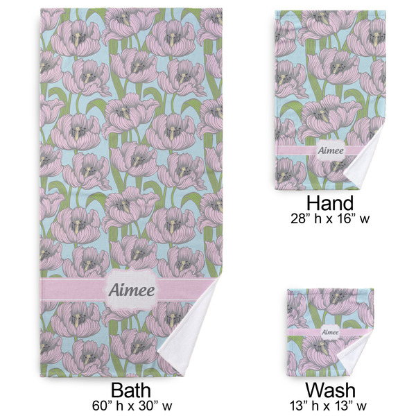 Wild Tulips Bath Towel Sets - 3-piece - Approval