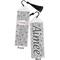 Wild Tulips Bookmark with tassel - Front and Back