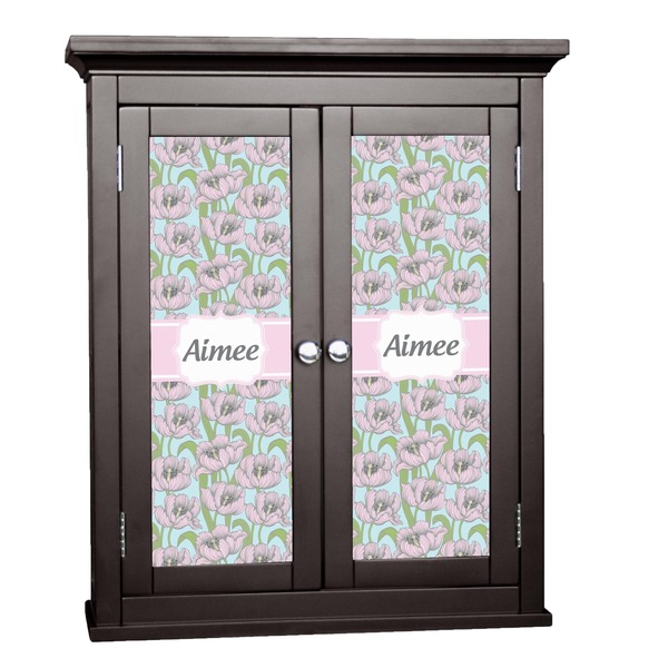Custom Wild Tulips Cabinet Decal - XLarge (Personalized)