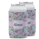 Wild Tulips Can Cooler (12 oz) w/ Name or Text