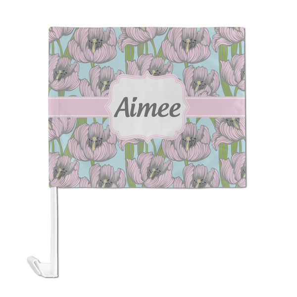 Wild Tulips Car Flag - Large - FRONT