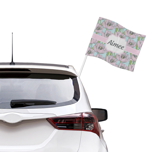 Wild Tulips Car Flag - Large - LIFESTYLE