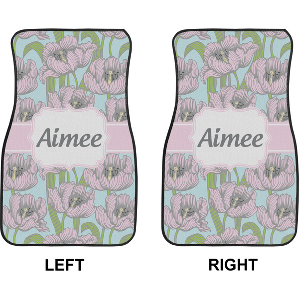 Wild Tulips Car Mat Front - Approval