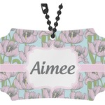 Wild Tulips Rear View Mirror Ornament (Personalized)
