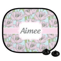 Wild Tulips Car Side Window Sun Shade (Personalized)