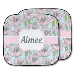 Wild Tulips Car Sun Shade - Two Piece (Personalized)