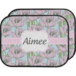 Wild Tulips Car Floor Mats (Back Seat) (Personalized)