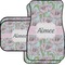Wild Tulips Car Floor Mats Set - 2 Front & 2 Back (Personalized)