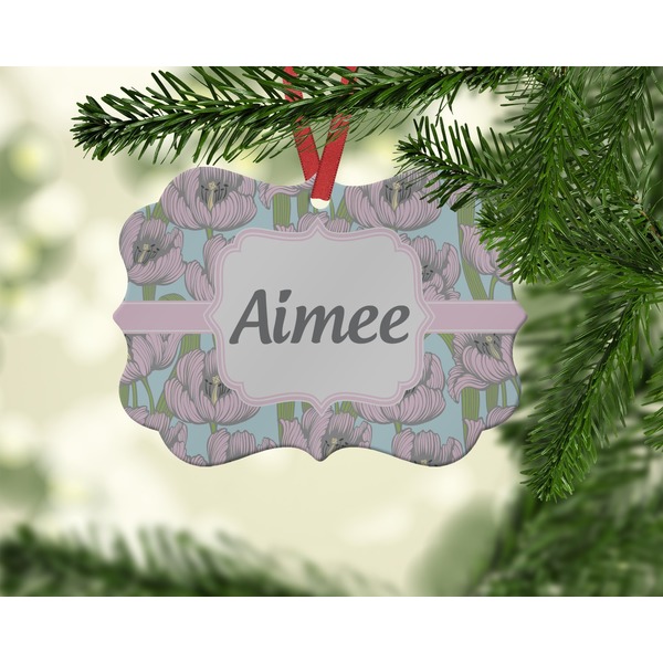 Wild Tulips Christmas Ornament (On Tree)