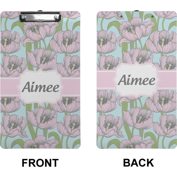 Wild Tulips Clipboard (Legal) (Front + Back)