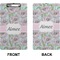 Wild Tulips Clipboard (Legal) (Front + Back)