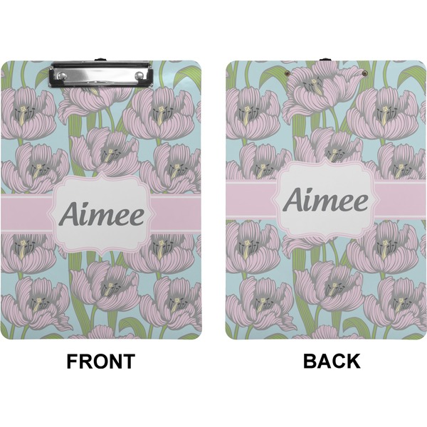 Wild Tulips Clipboard (Letter) (Front + Back)