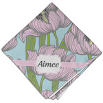 Wild Tulips Cloth Dinner Napkin - Single w/ Name or Text
