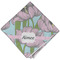 Wild Tulips Cloth Napkins - Personalized Dinner (Folded Four Corners)