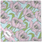 Wild Tulips Cloth Napkins - Personalized Dinner (Full Open)