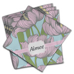 Wild Tulips Cloth Napkins (Set of 4) (Personalized)