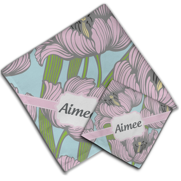 Wild Tulips Cloth Napkins - Personalized Lunch & Dinner (PARENT MAIN)