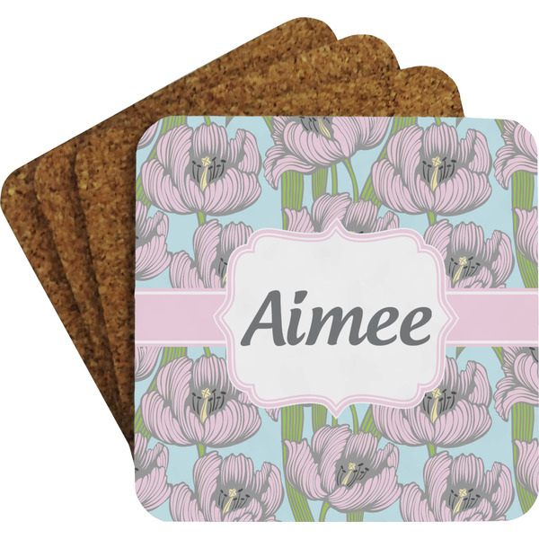 Wild Tulips Coaster Set (Personalized)