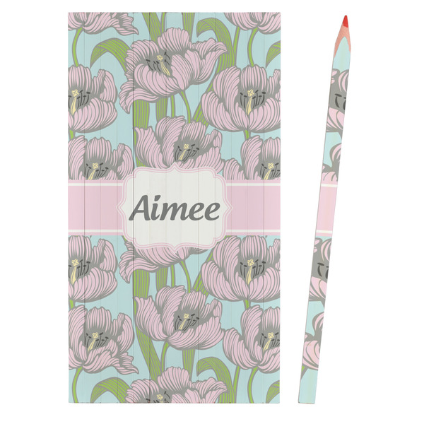 Wild Tulips Colored Pencils - Front View