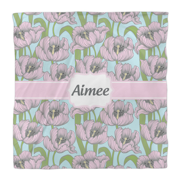 Wild Tulips Comforter - Queen - Front