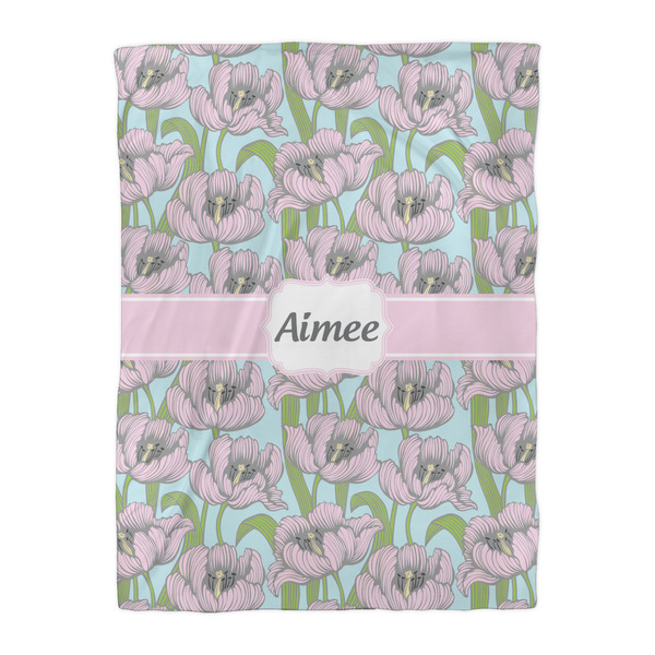 Wild Tulips Comforter - Twin XL - Front