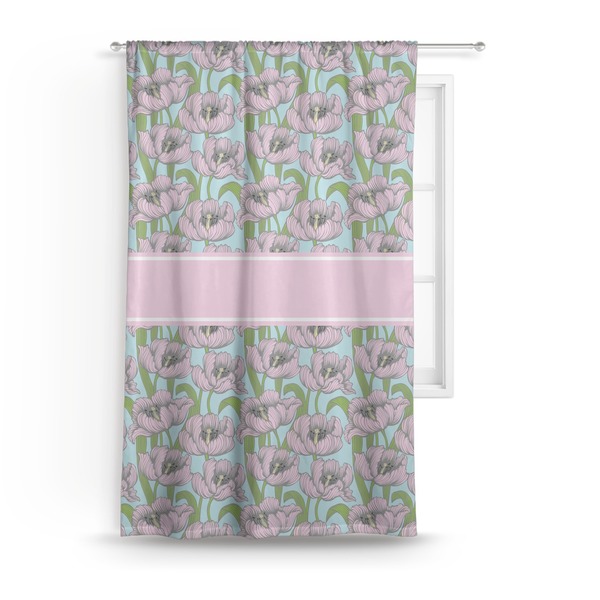 Custom Wild Tulips Curtain - 50"x84" Panel