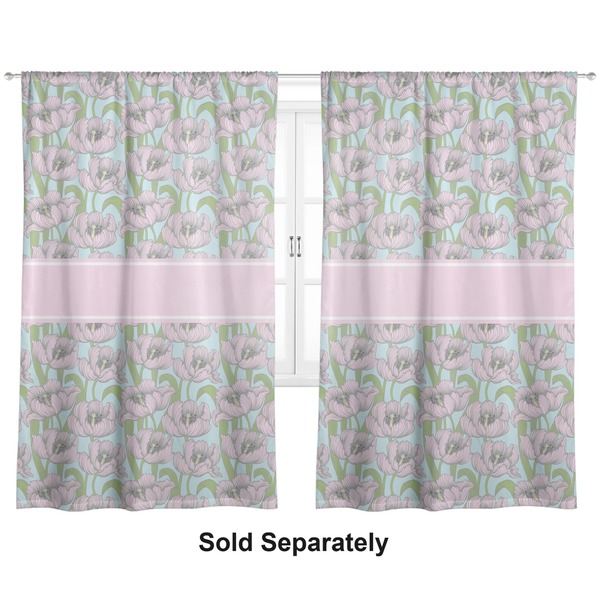 Wild Tulips Curtain 112x80 - Lined