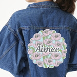 Wild Tulips Twill Iron On Patch - Custom Shape - 3XL (Personalized)