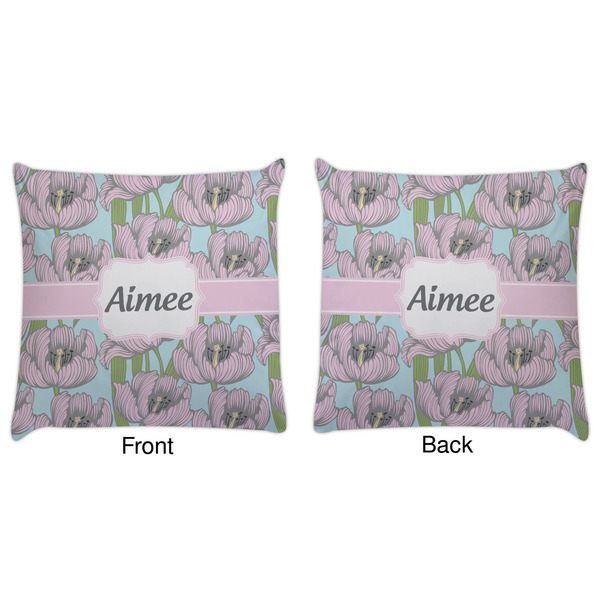 Wild Tulips Decorative Pillow Case - Approval