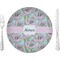 Wild Tulips 10" Glass Lunch / Dinner Plates - Single or Set (Personalized)