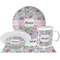 Wild Tulips Dinner Set - 4 Pc (Personalized)