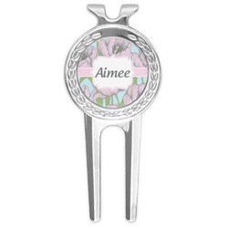 Wild Tulips Golf Divot Tool & Ball Marker (Personalized)