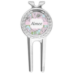 Wild Tulips Golf Divot Tool & Ball Marker (Personalized)
