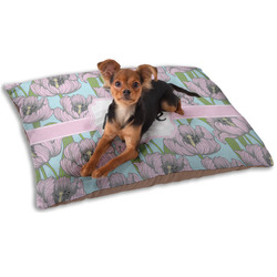 Wild Tulips Dog Bed - Small w/ Name or Text