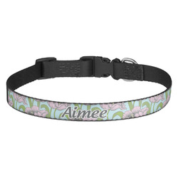 Wild Tulips Dog Collar (Personalized)