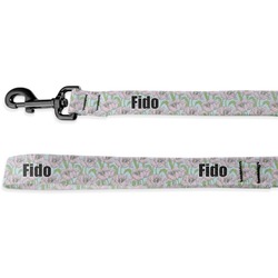 Wild Tulips Deluxe Dog Leash (Personalized)