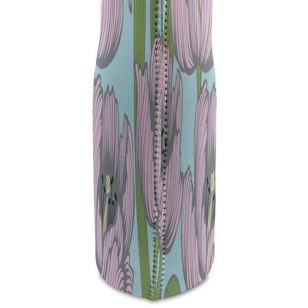 Wild Tulips Double Wine Tote - DETAIL 2 (new)