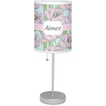 Wild Tulips Lamp with Drum Shade (Personalized)