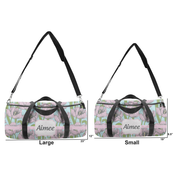 Wild Tulips Duffle Bag Small and Large
