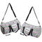 Wild Tulips Duffle bag small front and back sides