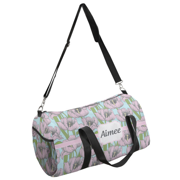 Custom Wild Tulips Duffel Bag - Small (Personalized)