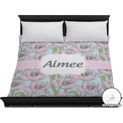 Wild Tulips Duvet Cover - King (Personalized)