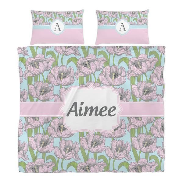 Wild Tulips Duvet Cover Set - King - Alt Approval