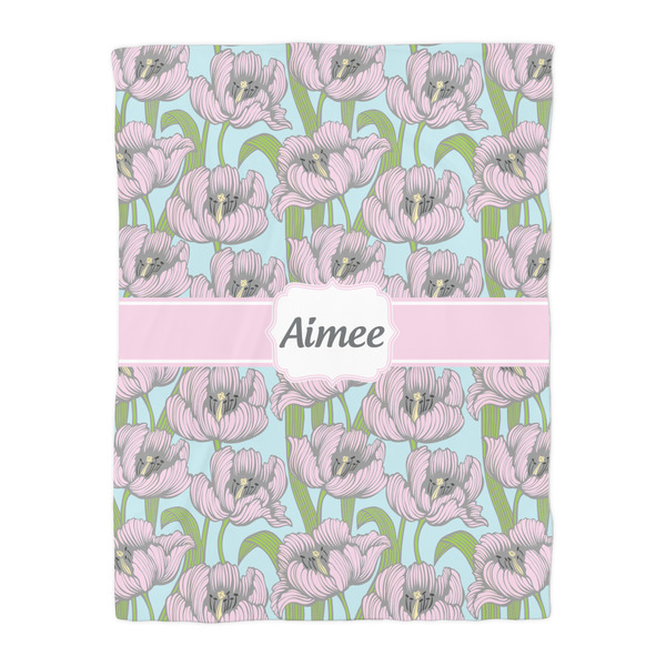 Wild Tulips Duvet Cover - Twin - Front