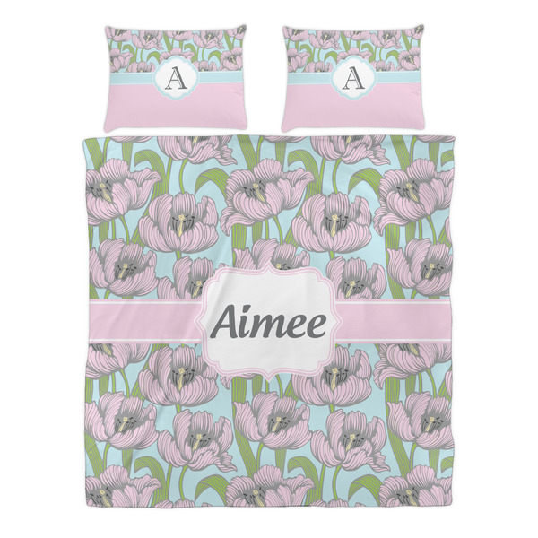 Wild Tulips Duvet cover Set - Queen - Alt Approval