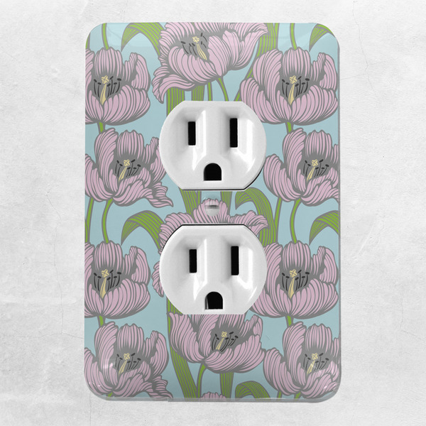 Wild Tulips Electric Outlet Plate - LIFESTYLE