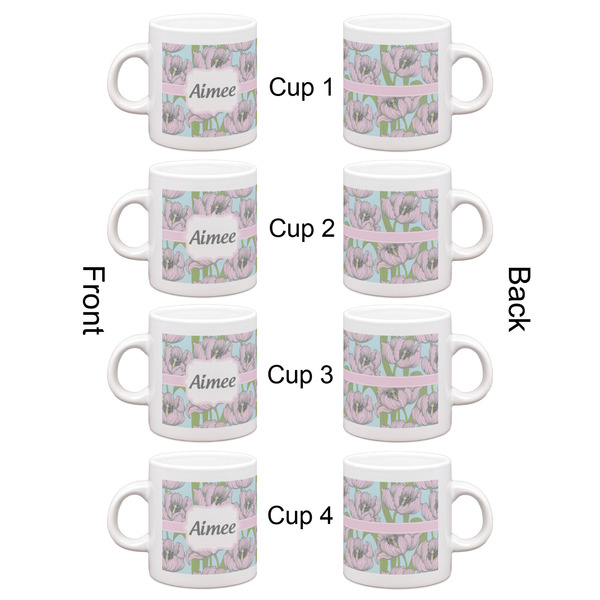 Wild Tulips Espresso Cup Set of 4 - Apvl
